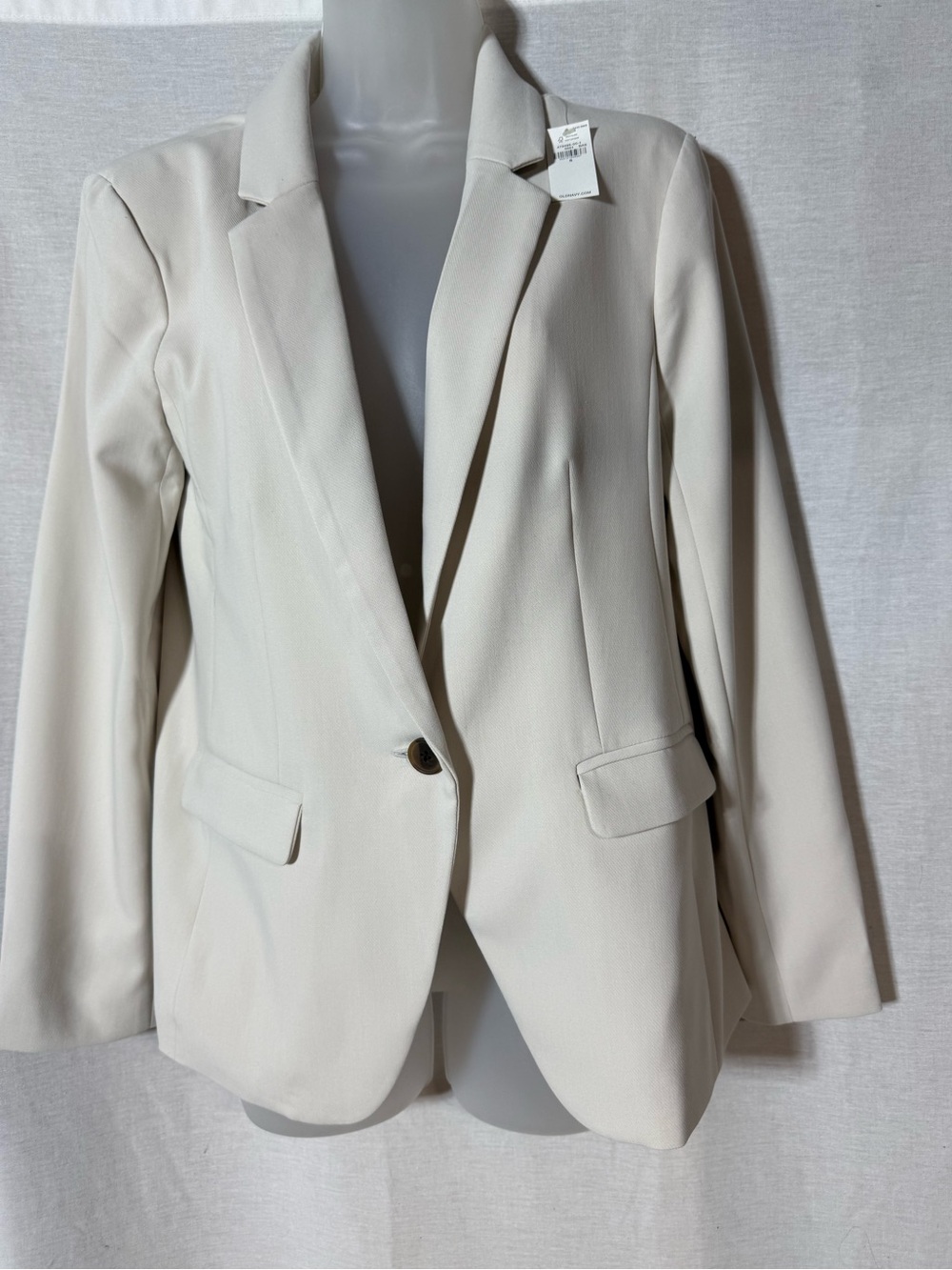 Old Navy Light Cream Single-Button Blazer Size Small
